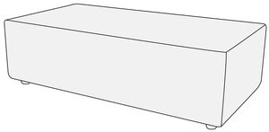 Пуф 2-х местный Гамма