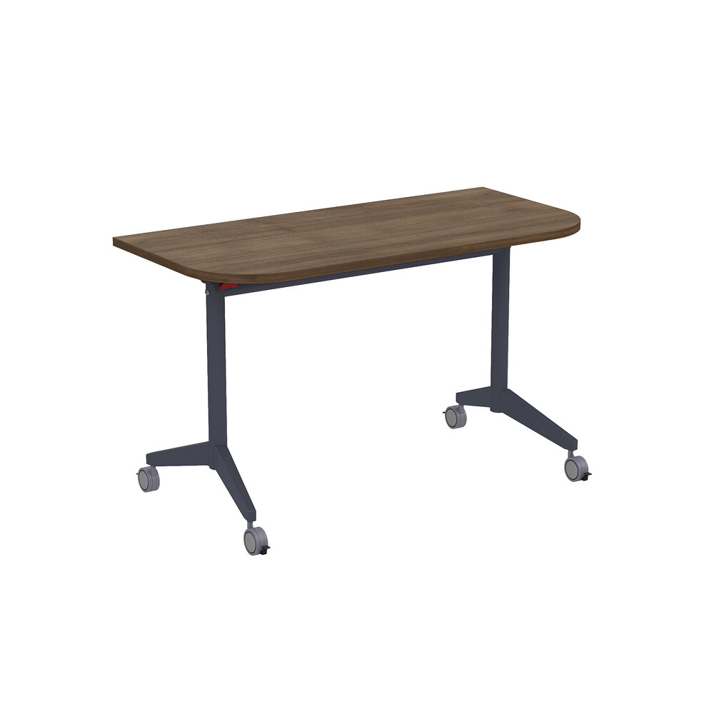 Складной радиусный стол-трансформер с фиксаторами