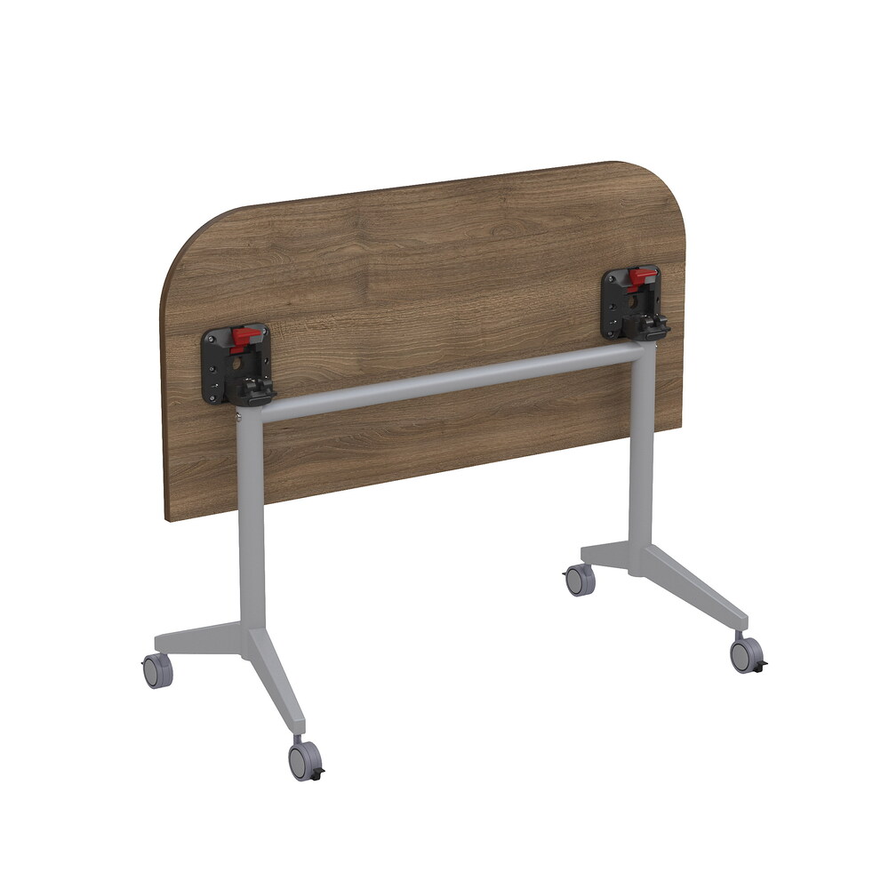 Складной радиусный стол-трансформер Simple с фиксаторами