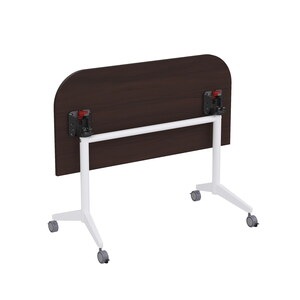 Складной радиусный стол-трансформер Simple с фиксаторами