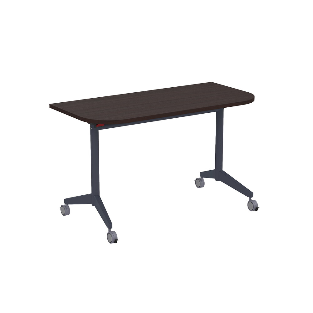 Складной радиусный стол-трансформер Simple с фиксаторами