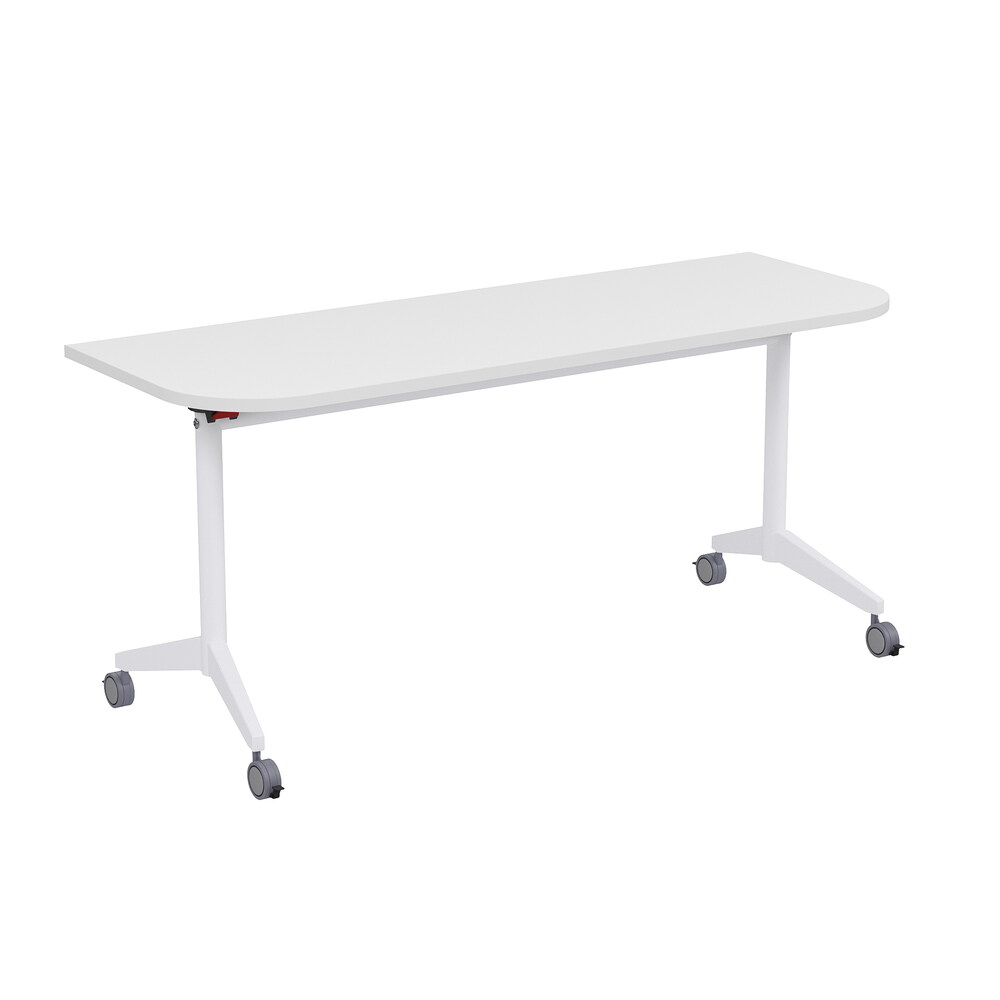 Складной радиусный стол-трансформер Simple с фиксаторами