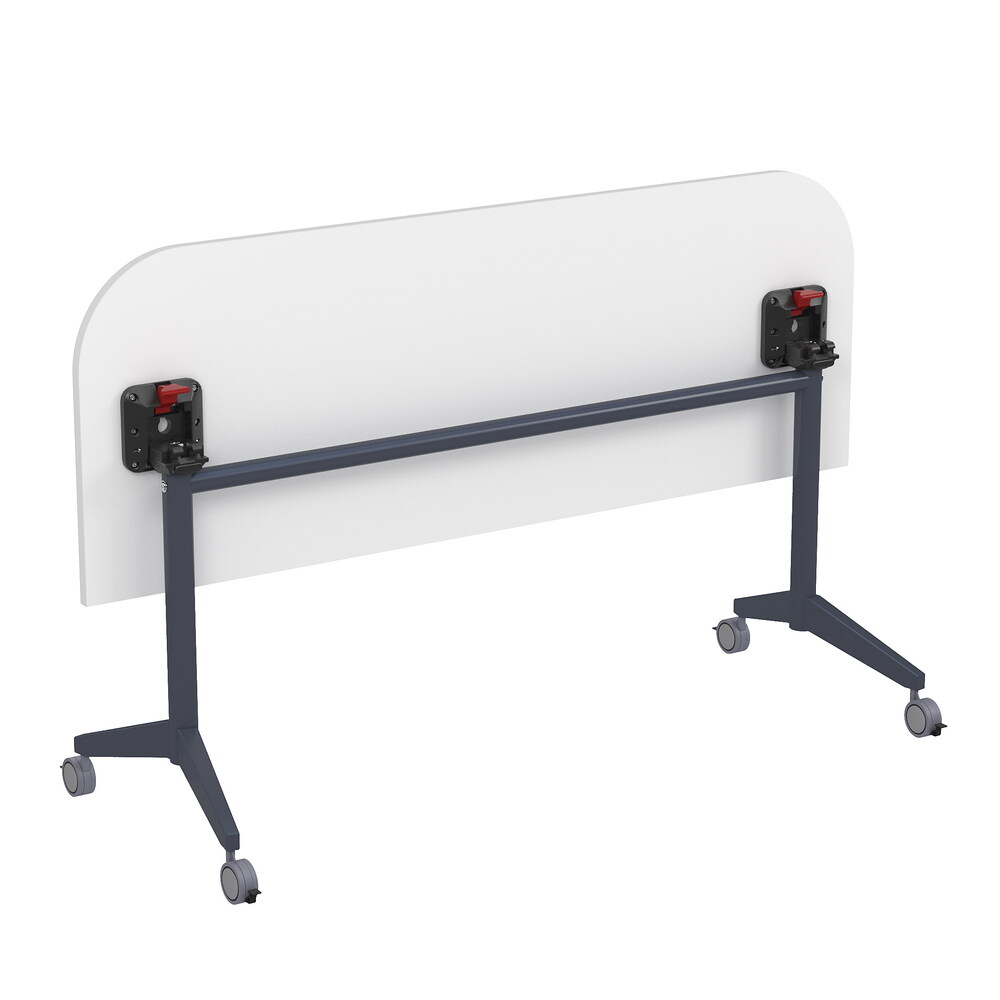 Складной радиусный стол-трансформер Simple с фиксаторами