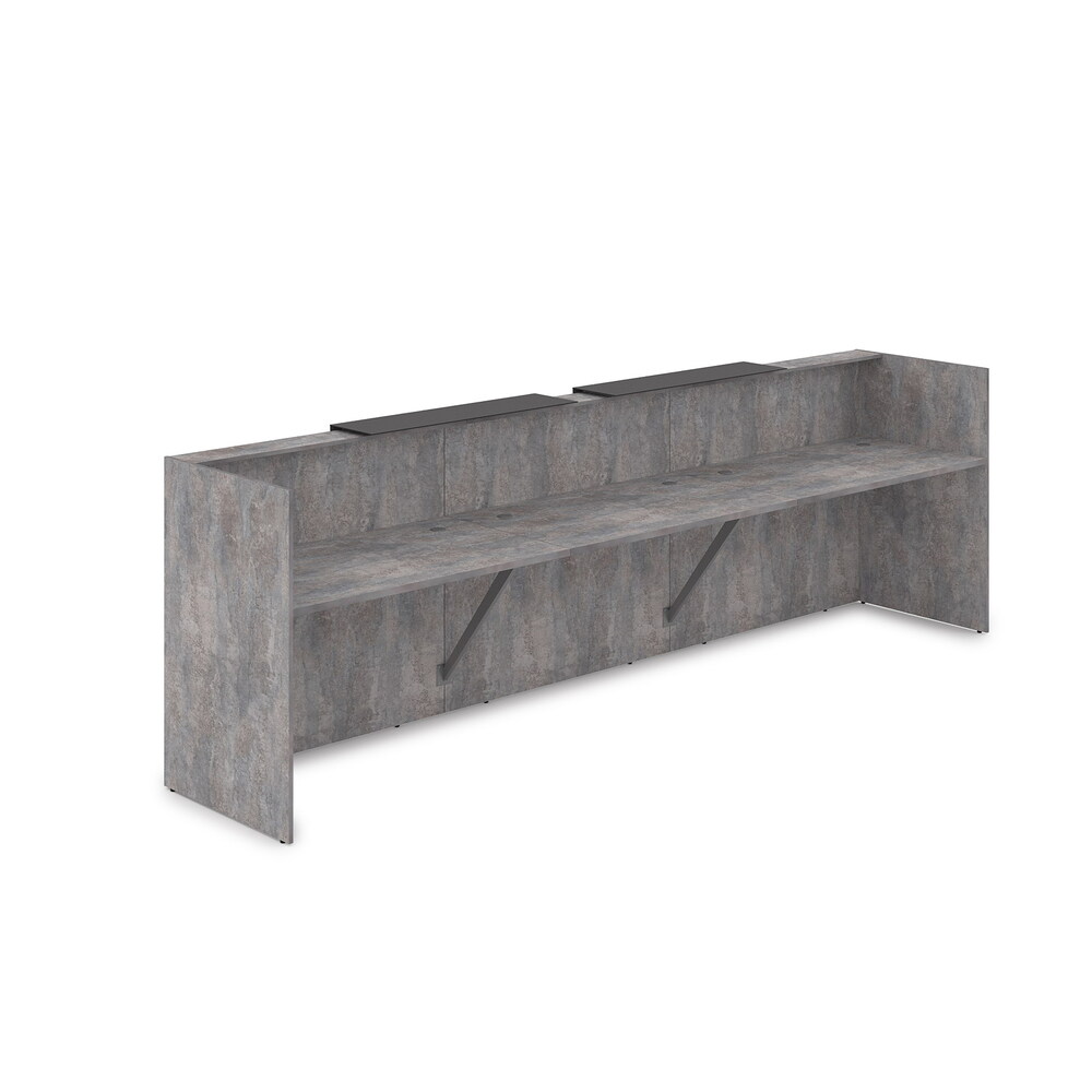 Комплект Ресепшн с фартуком HPL (без подсветки)