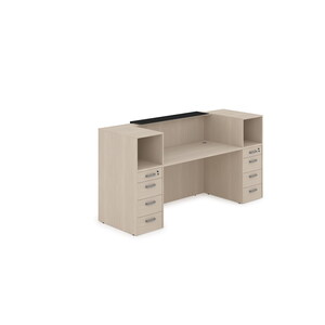 Комплект Ресепшн с фартуком HPL (с подсветкой)