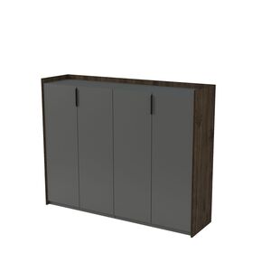 Шкаф средний, двусоставный