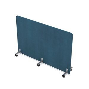 Акустическая мобильная перегородка на колесных опорах