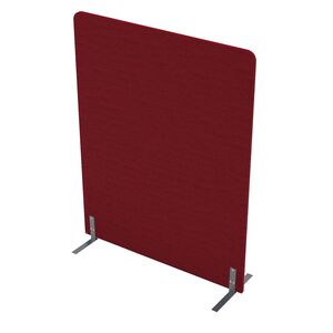 Акустическая мобильная перегородка на стационарных опорах