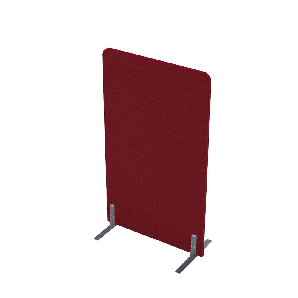 Акустическая мобильная перегородка на стационарных опорах