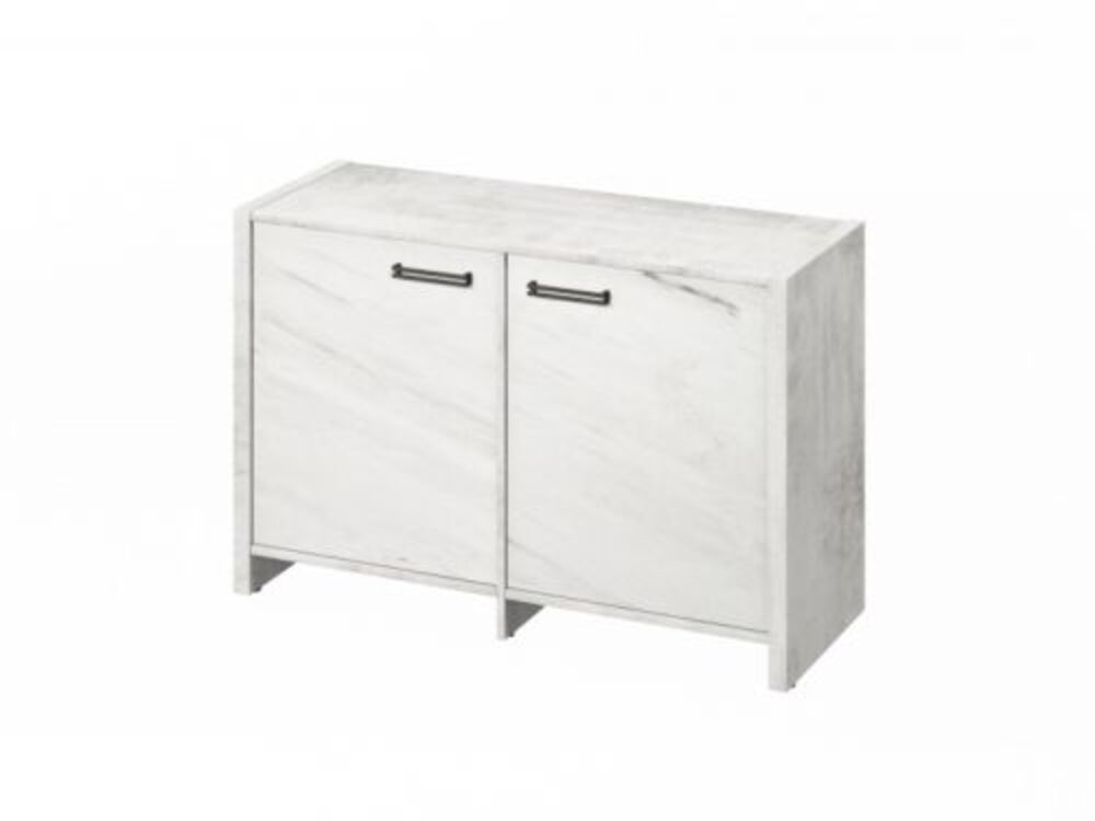 Тумба двухсекционная (Фурнитура черная)