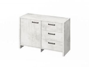 Тумба двухсекционная (Фурнитура черная)