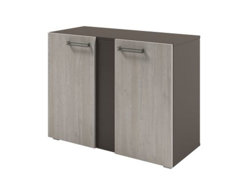 Шкаф с планкой низкий с дверьми