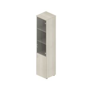 Шкаф узкий комбинированный