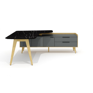 Стол рабочий интегральный с опорной тумбой