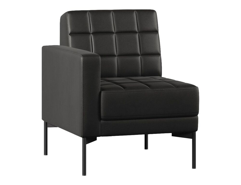 Секция с подлокотником одноместный правый