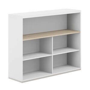 Стеллаж-комбо 1-стор. 1638 с топом, с экраном ЛДСП