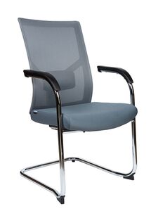 Кресло для посетителя Сильвия white/gray CF