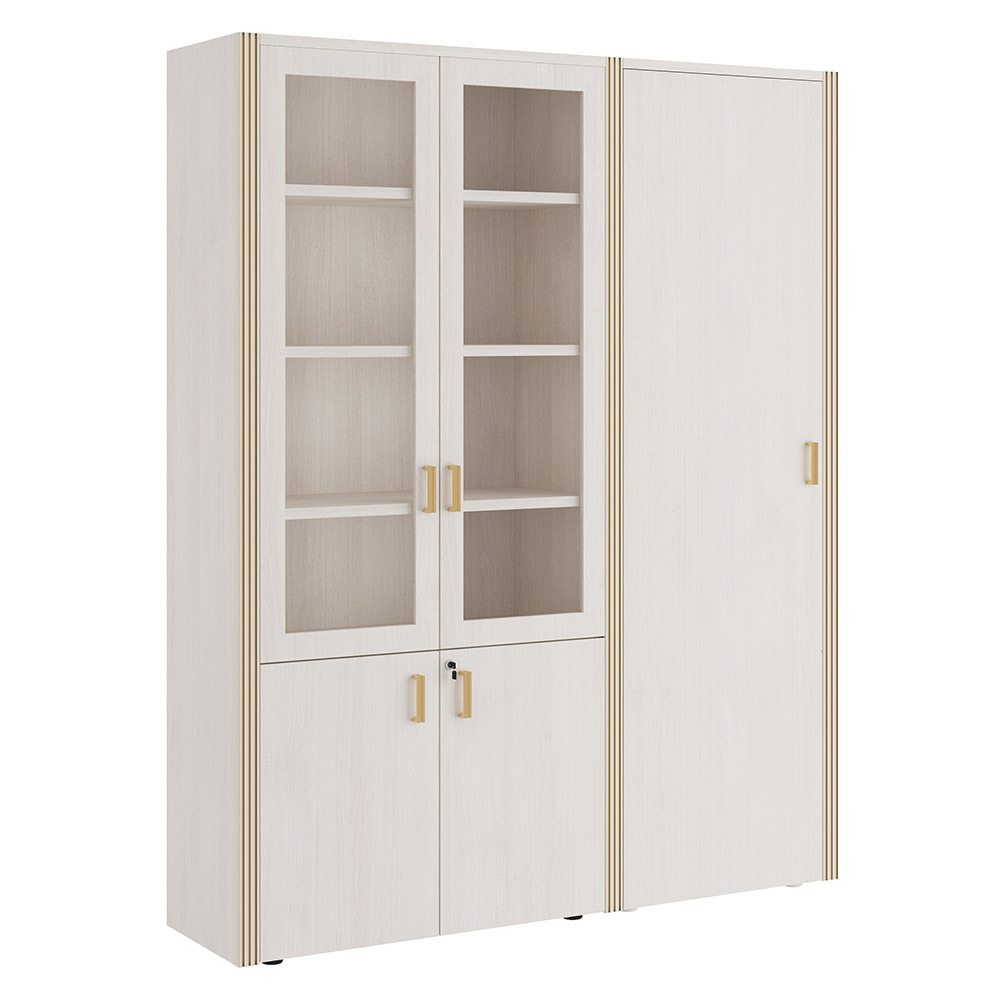 Шкаф для бумаг с одностворчатым гардеробом