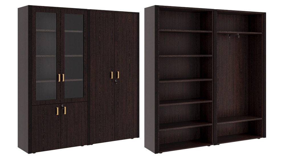 Шкаф для бумаг с гардеробом