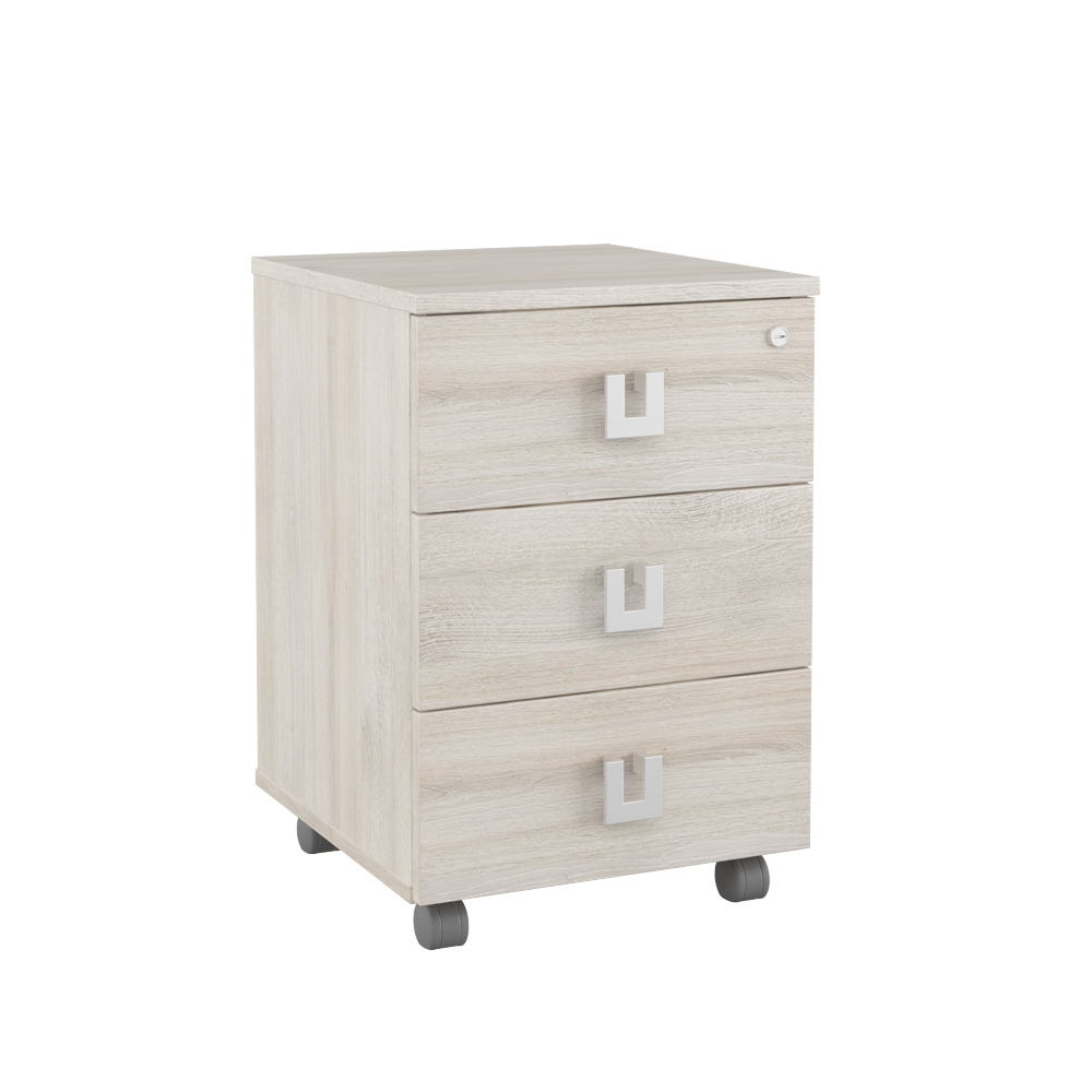 Тумба подкатная с 3 ящиками