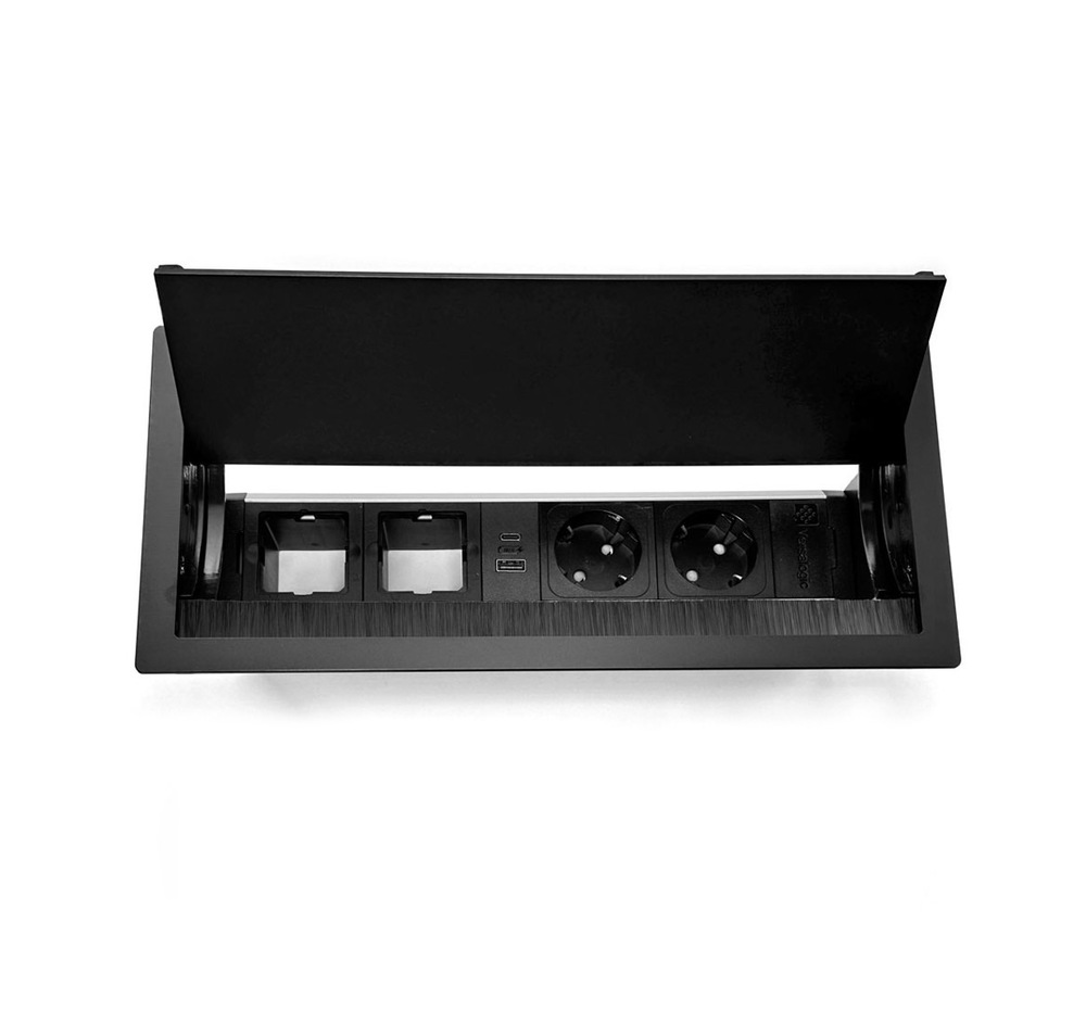 VERSAFLAPDUAL блок врезной ЧЕРНЫЙ