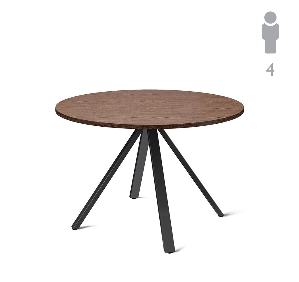 EXE Стол для переговоров круглый черн