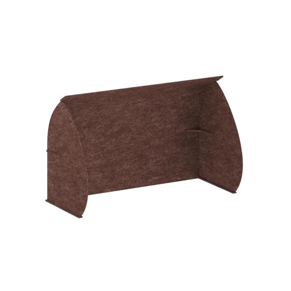 AcustiX Кабина настольная скругленная на стол L600