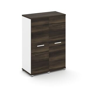 Шкаф две узкие секции, 3 ниши