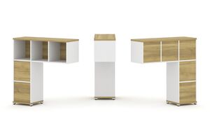 Надставка низкая + (Задняя стенка - 5 шт) + (Блок 2 ящика - 2 шт)