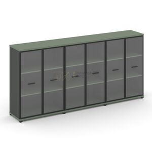 Шкаф три широкие секции, 3 ниши