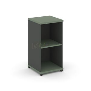 Стеллаж одна узкая секция, 2 ниши