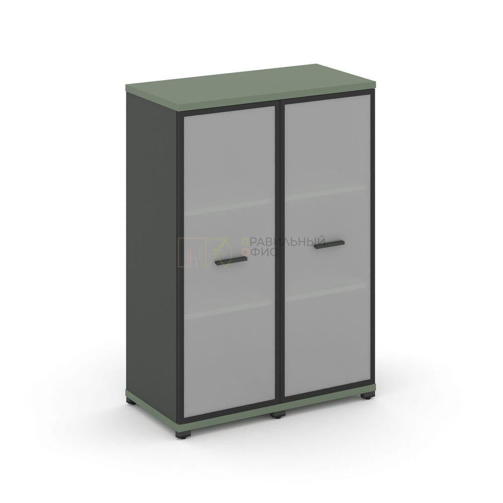 Шкаф две узкие секции, 3 ниши