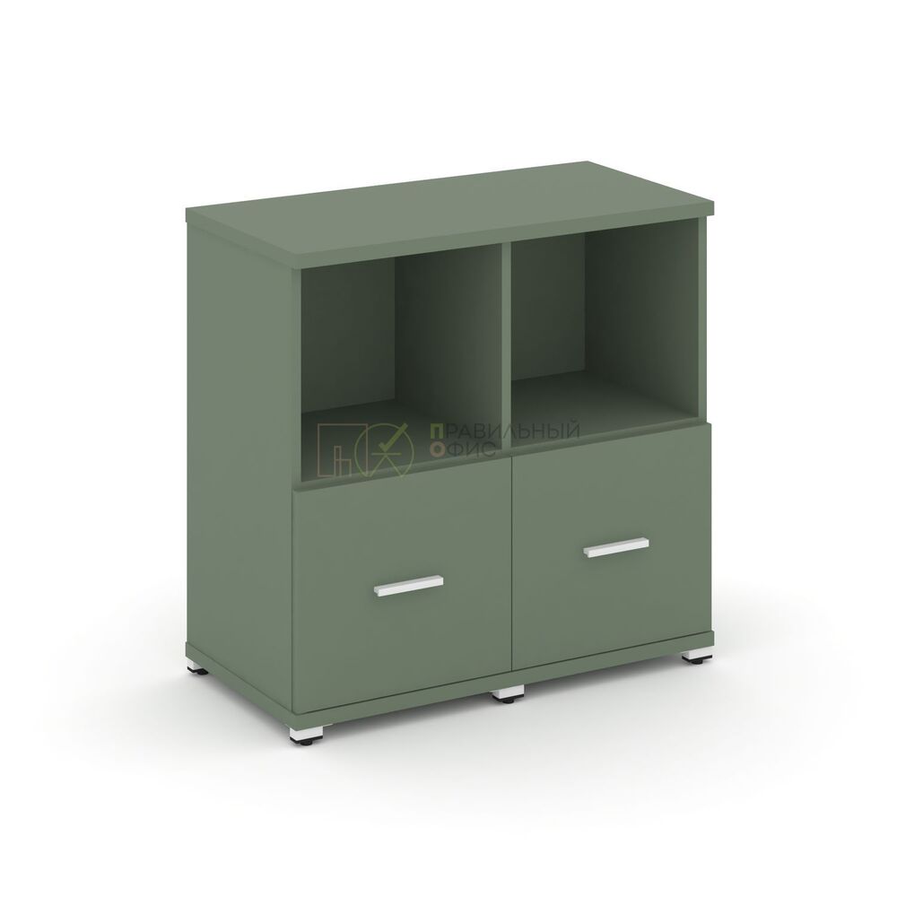 Шкаф две узкие секции, 2 ниши