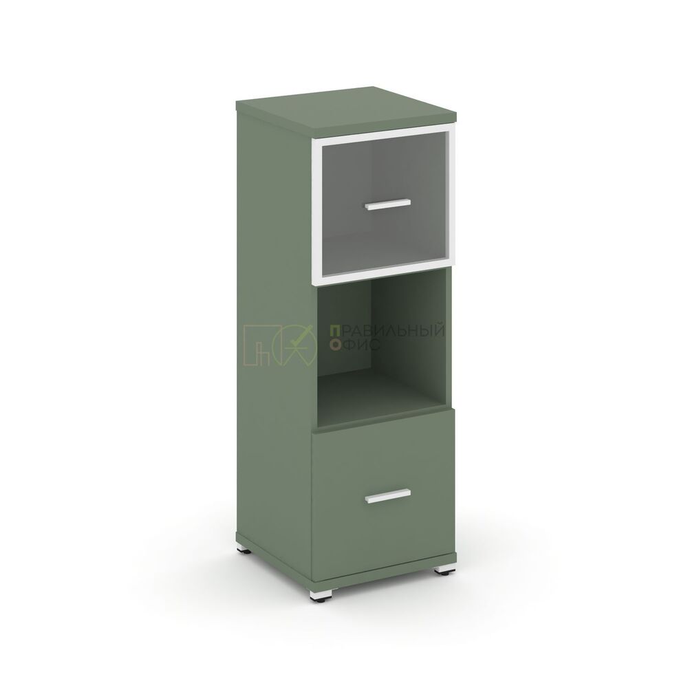 Шкаф одна узкая секция, 3 ниши