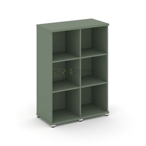 Стеллаж две узкие секции, 3 ниши