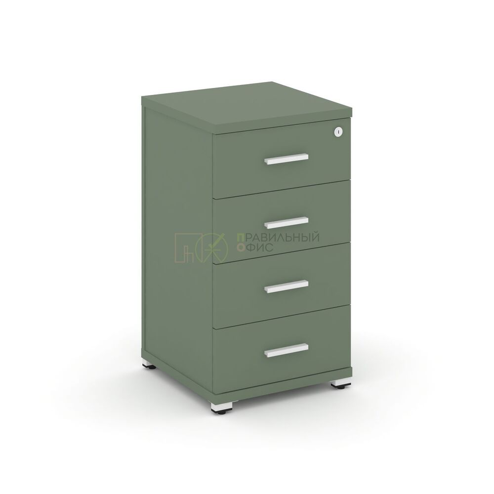 Тумба опорная/приставная 4 ящика