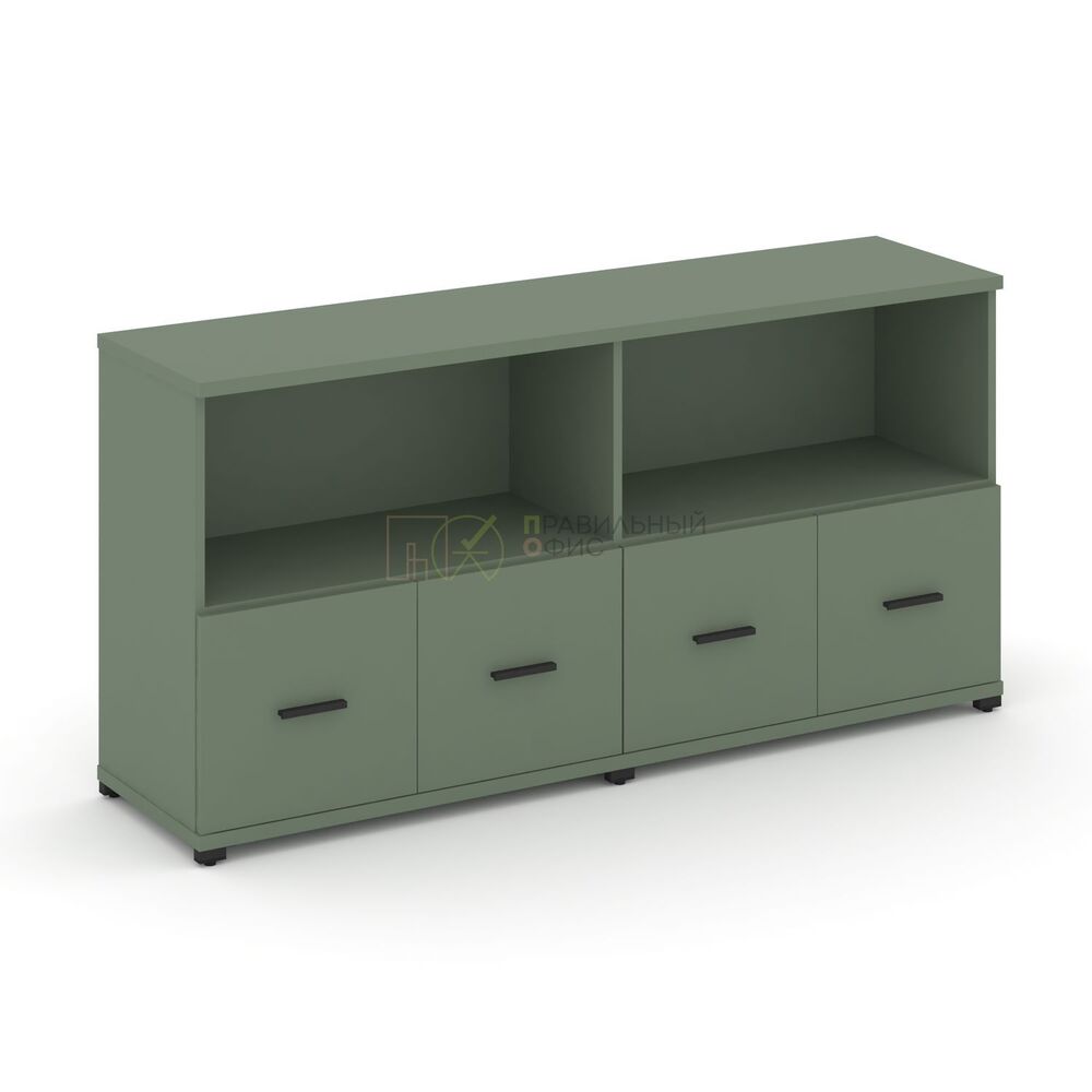 Шкаф две широкие секции, 2 ниши