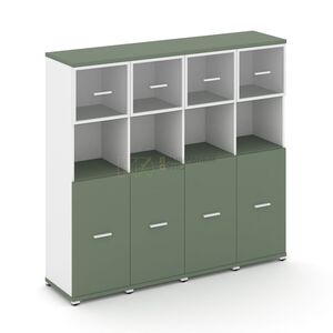 Шкаф четыре узкие секции, 4 ниши