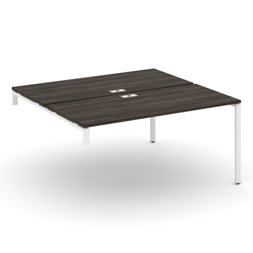 Двойной стол надставка на опорную тумбу