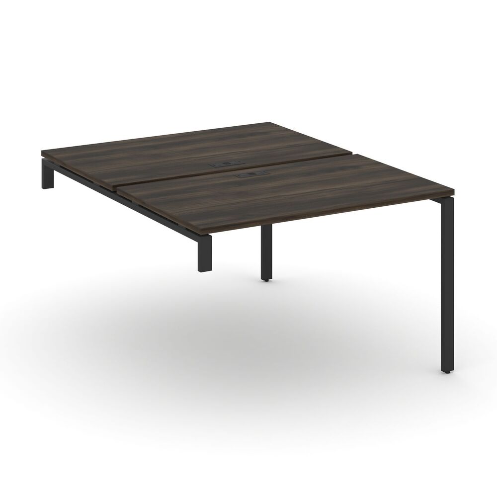 Двойной стол надставка на опорную тумбу