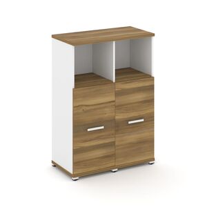 Шкаф две узкие секции, 3 ниши