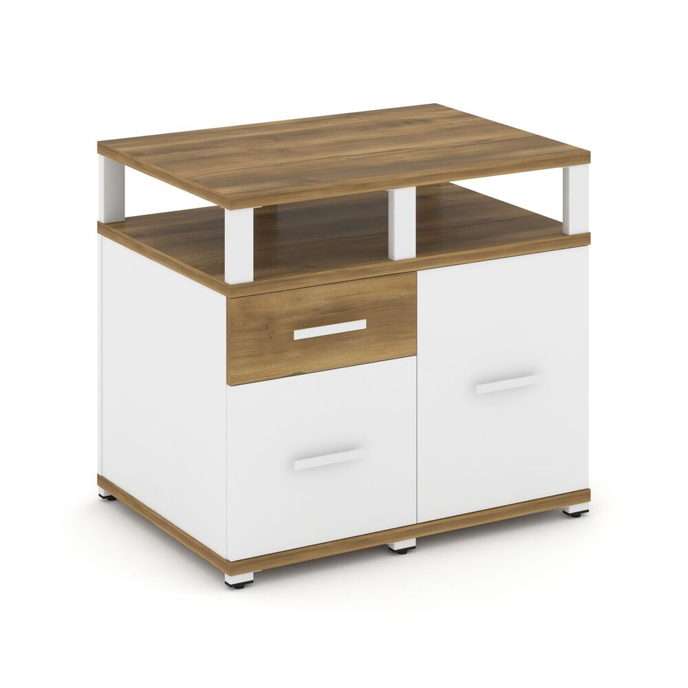 Тумба приставная сервисная с надставкой широкой