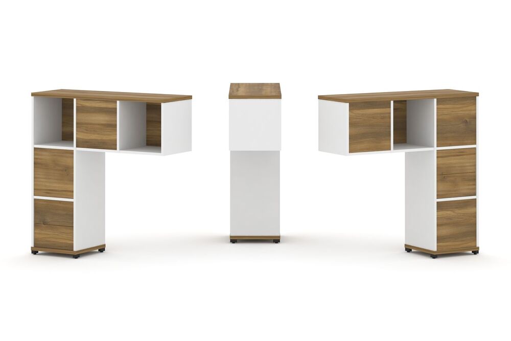 Надставка низкая + (Задняя стенка - 5 шт) + (Блок 2 ящика - 2 шт)