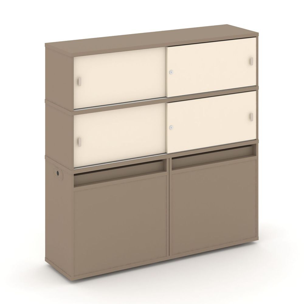 Набор №8. Тумба двойная+высокая надставка