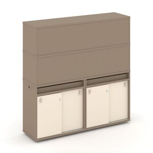 Набор №8. Тумба двойная+высокая надставка