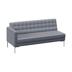 Секция с подлокотником трехместная правая