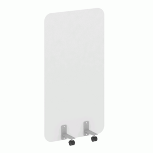 Перегородка на металлических опорах, на роликах