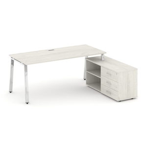 Style Project Direct Lux Стол письменный с греденцией правой