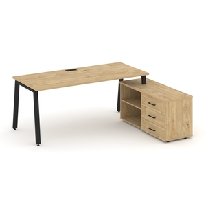 Style Project Direct Стол письменный с греденцией правой