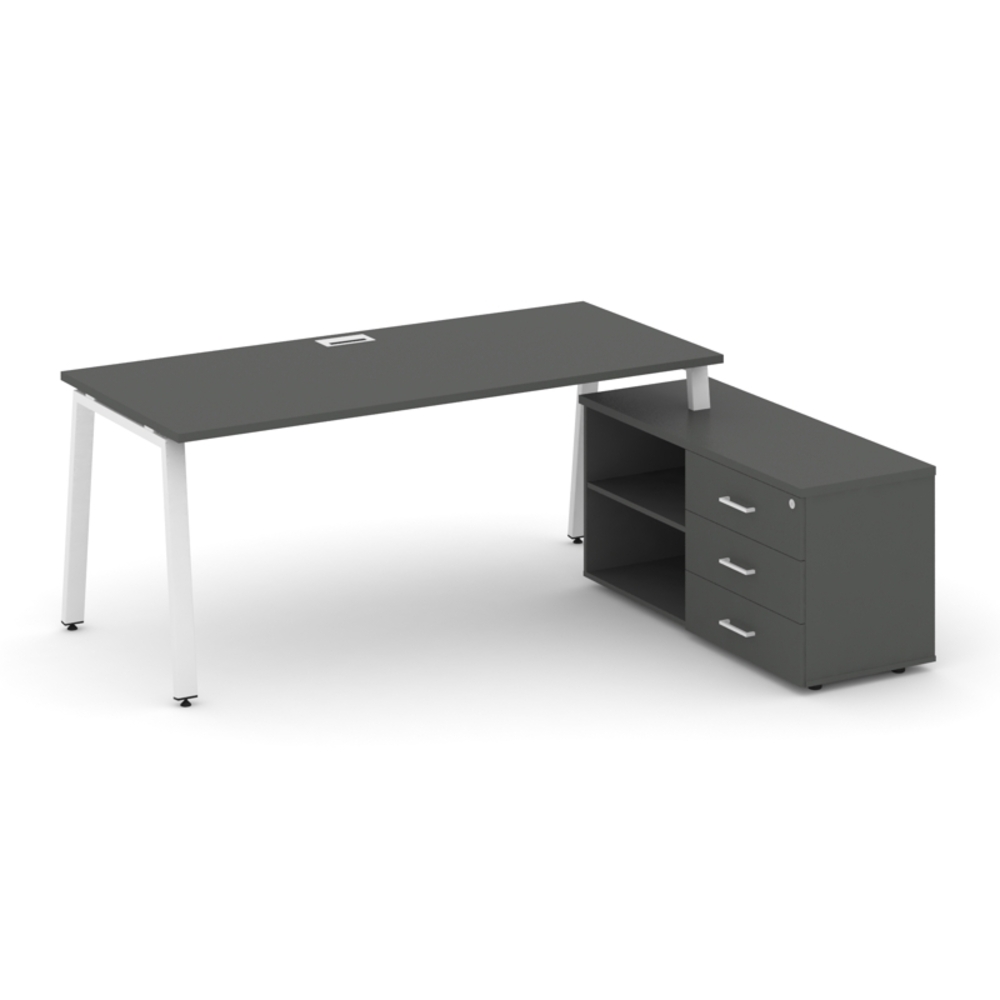 Style Project Direct Стол письменный с греденцией правой